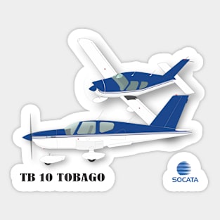 SOCATA TB10 Tobago Sticker